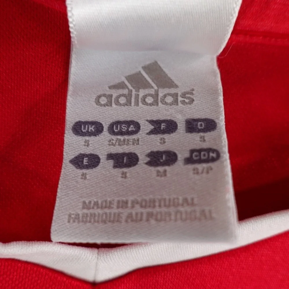 FC Bayern Munich Jersey Mens Small Red 2004 2005 Adidas T-Com Home Soccer Shirt - Picture 5 of 12